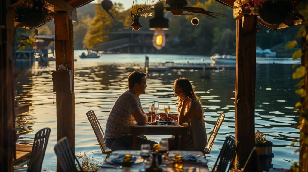 StockCake Romantic Lakeside Dinner 1724186690