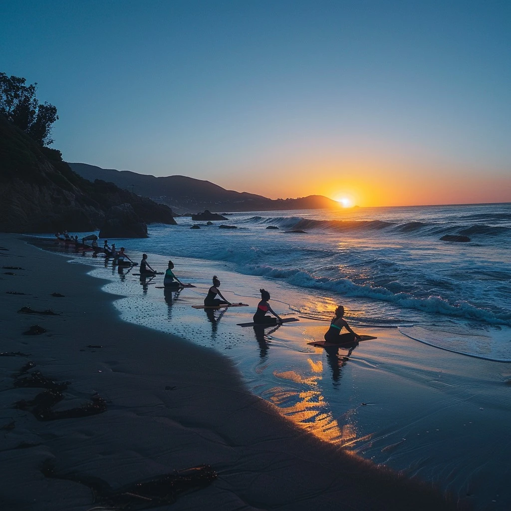 StockCake Sunset Surf Session 1724353699